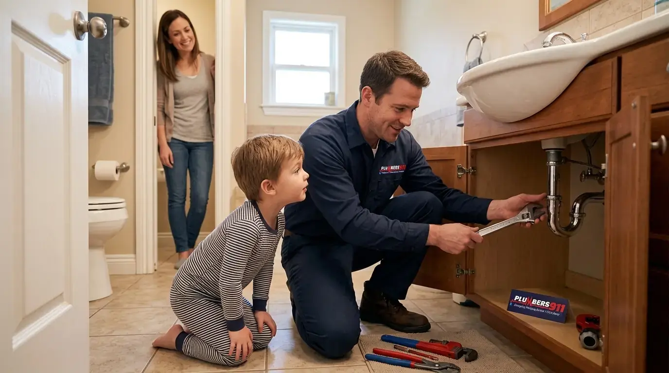 Licensed plumber at work in Countryside, IL
